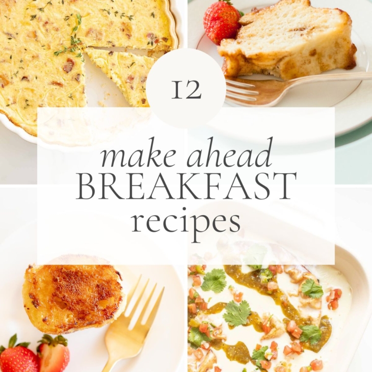 collage of breakfast recipes