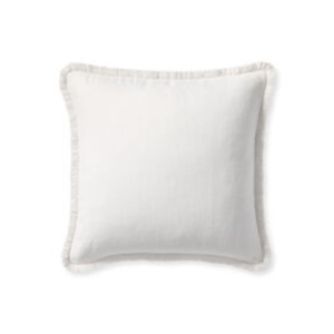 a white outdoor pillow.