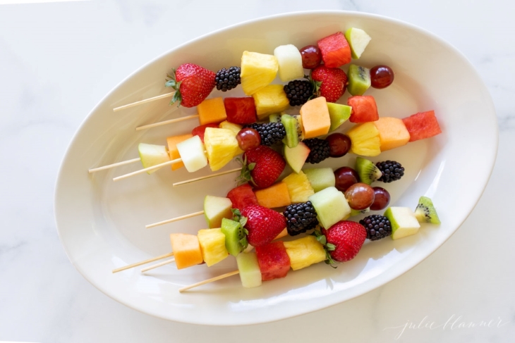 Fun and Festive Fresh Fruit Skewers | Julie Blanner