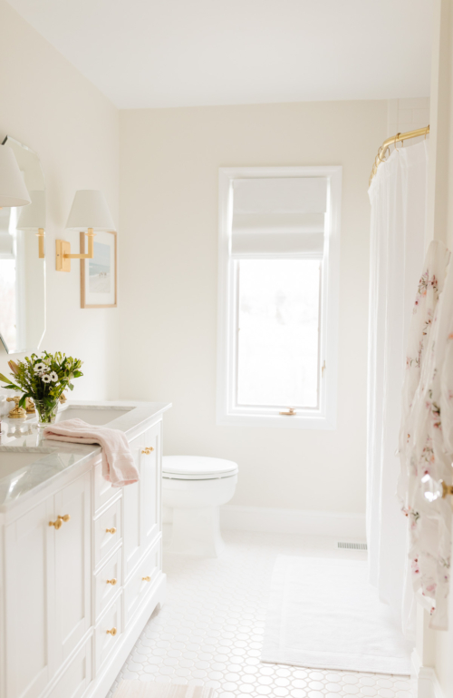 Brass Shower Curtains | Julie Blanner