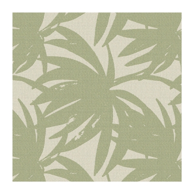 green leaf print outdoor fabric