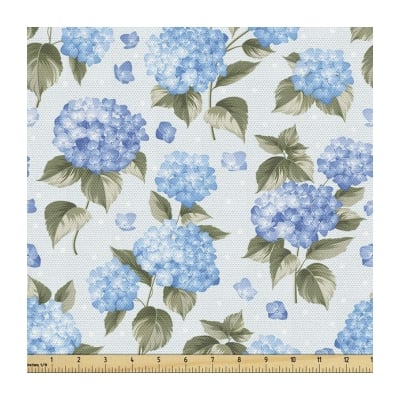 A floral botanical outdoor fabric from Amazon