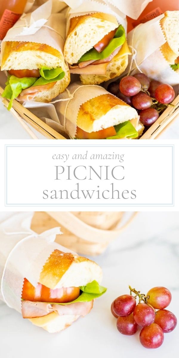 Easy and amazing picnic sandwiches.
