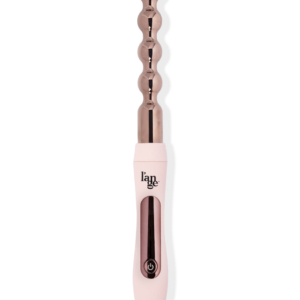 A cyber monday pink and gold electric tweezers on a white background.