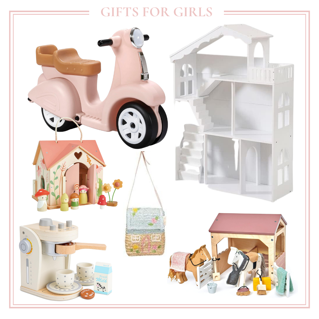 Gift ideas for girls that love toys.