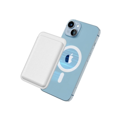 An easter basket filler - a blue phone case with an apple logo on it.
