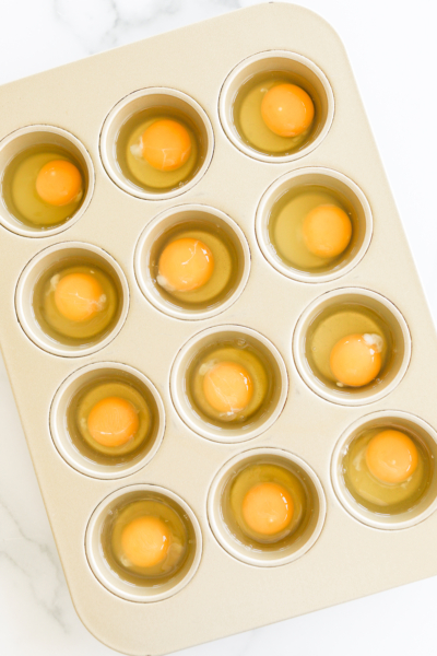 Easy Baked Muffin Pan Eggs | Julie Blanner