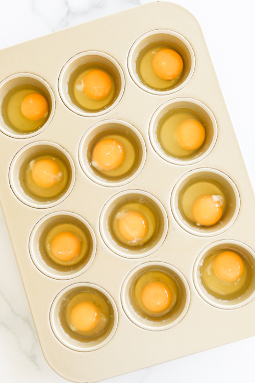 Easy Baked Muffin Pan Eggs | Julie Blanner