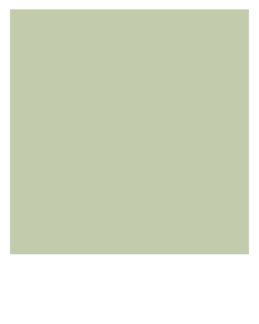 Sherwin Williams Valleyview paint sample green on white background