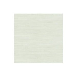 Square swatch of light green wallpaper with a fine, horizontal ribbed texture.